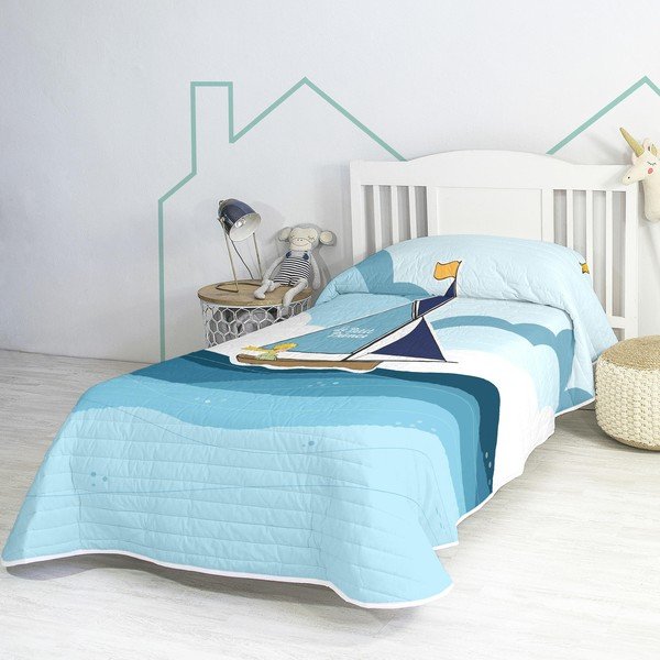 Bawełniana narzuta dziecięca 260x180 cm Navigateur – Mr. Fox-image-1