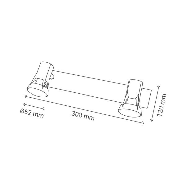 Kinkiet z 2 źródłami światła SULION Kody-image-2