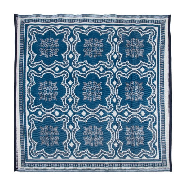 Dwustronny dywan zewnętrzny Ego Dekor Blue Wish, 152x152 cm