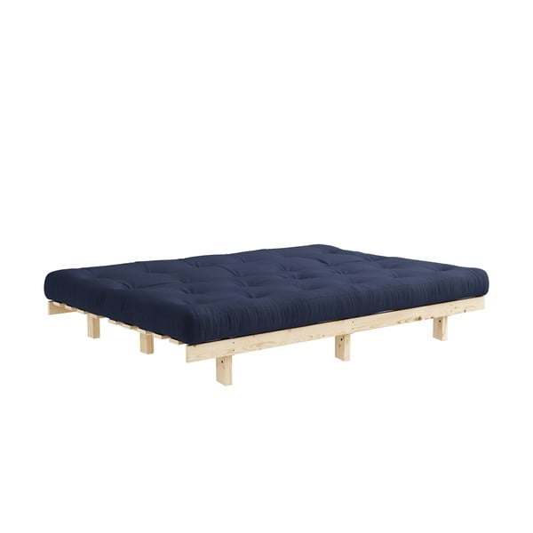 Sofa rozkładana Karup Design Lean Raw Navy-image-4