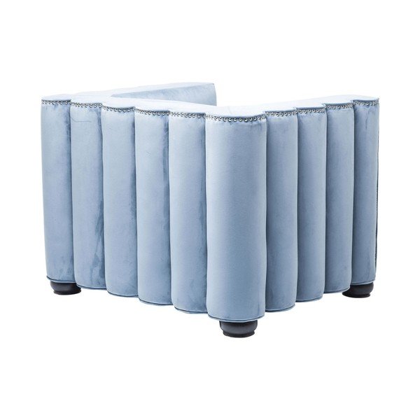 Niebieski fotel Kare Design Wave-image-4