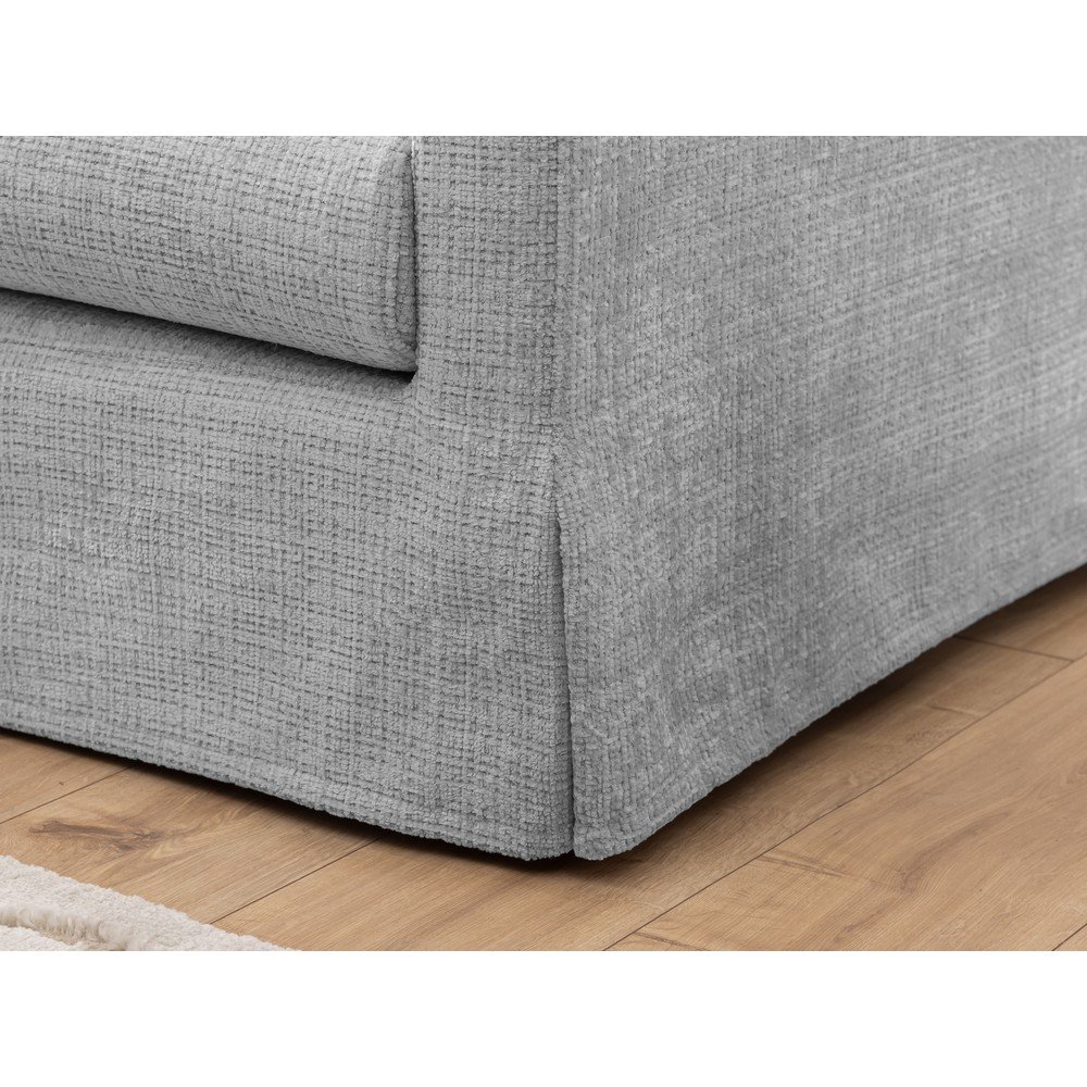 Jasnoszara sofa 140 cm Paphos – Ropez (zdjęcie 8)