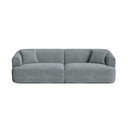 Ciemnoszara sztruksowa sofa 255 cm Campi – Cosmopolitan Design
