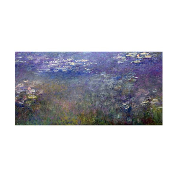 Reprodukcja obrazu Claude'a Moneta - Water Lilies 2, 80x40 cm