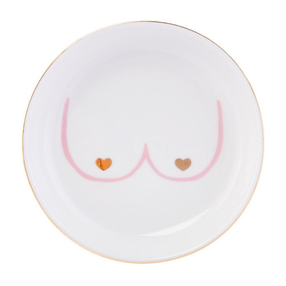 Porcelanowy talerzyk na biżuterię Girl Power – Sass & Belle