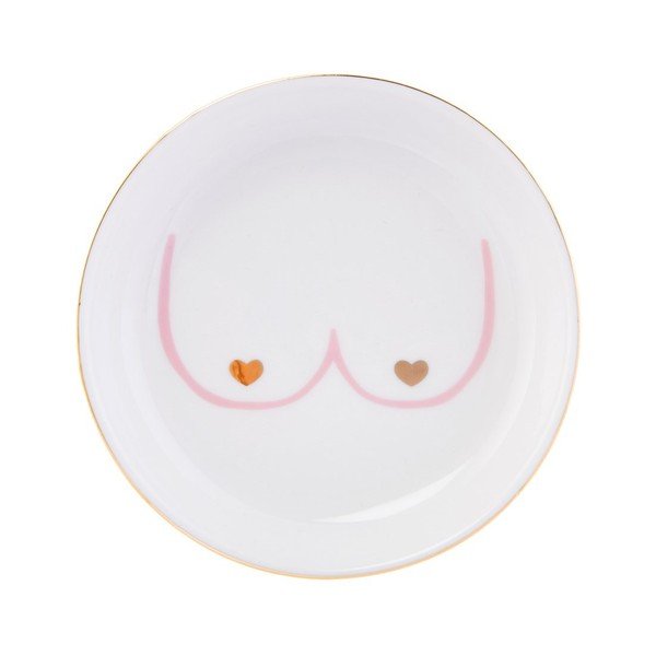 Porcelanowy talerzyk na biżuterię Girl Power – Sass & Belle