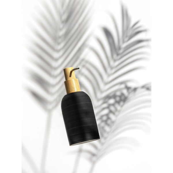 Czarny dozownik do mydła z żywicy polimerowej 250 ml Altavalle – Wenko-image-2