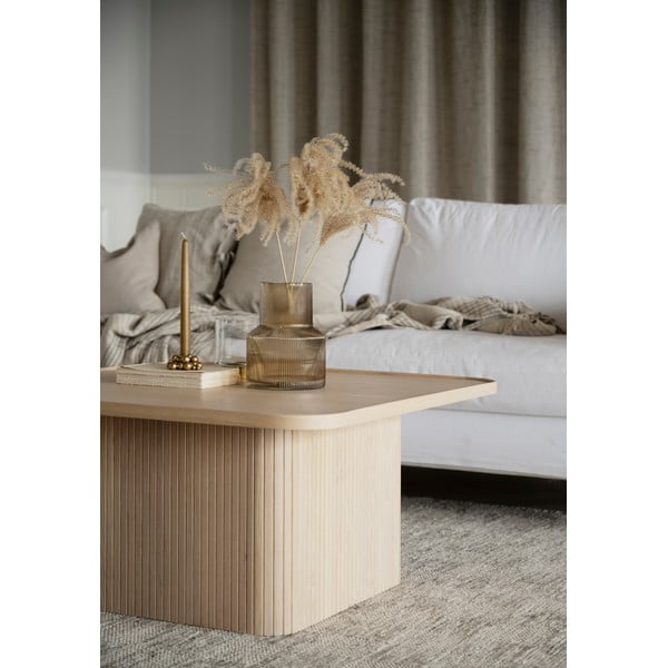 Naturalny stolik z drewna dębowego Rowico Sullivan, 60x60 cm-image-3