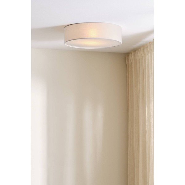 Beżowa tekstylna lampa sufitowa ø 40 cm Allan – Jotex-image-1