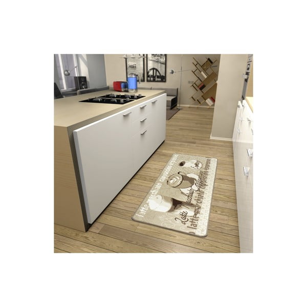 Brązowy chodnik kuchenny Hanse Home Latte Macchiato, 80x200 cm-image-1