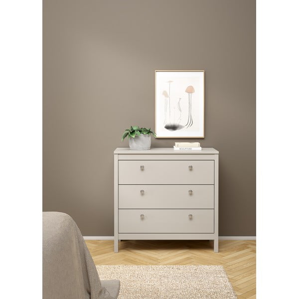 Szarobeżowa komoda 82x80x38 cm Madrid – Tvilum-image-1