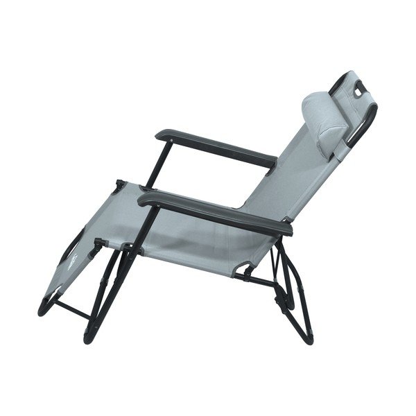 Szary leżak ogrodowy Cattara Comfort-image-1