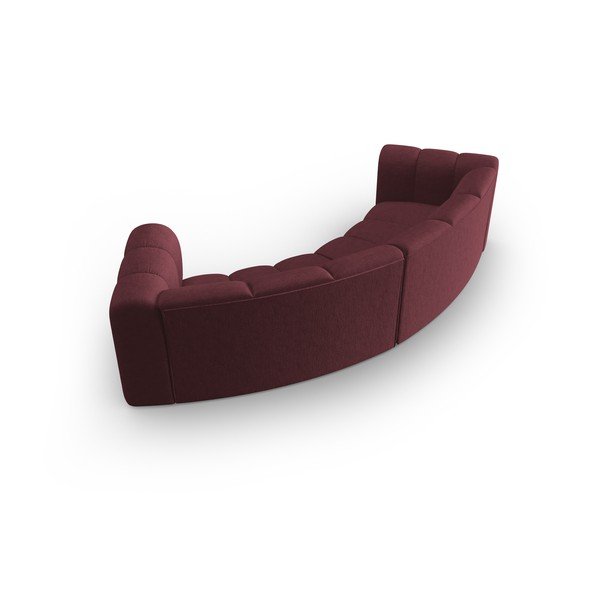Bordowa sofa 322 cm Lupine – Micadoni Home-image-3