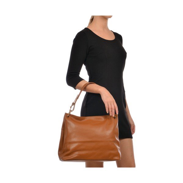 Karmelowobrązowa torebka skórzana Magnotti Bags Sisma-image-2
