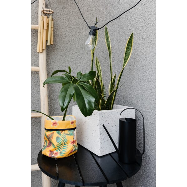 Zestaw 2 tekstylnych osłonek na doniczki Madre Selva Guadalupe-image-1