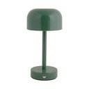 Zielona lampa stołowa LED z metalowym kloszem (wysokość 24,5 cm) James – Leitmotiv