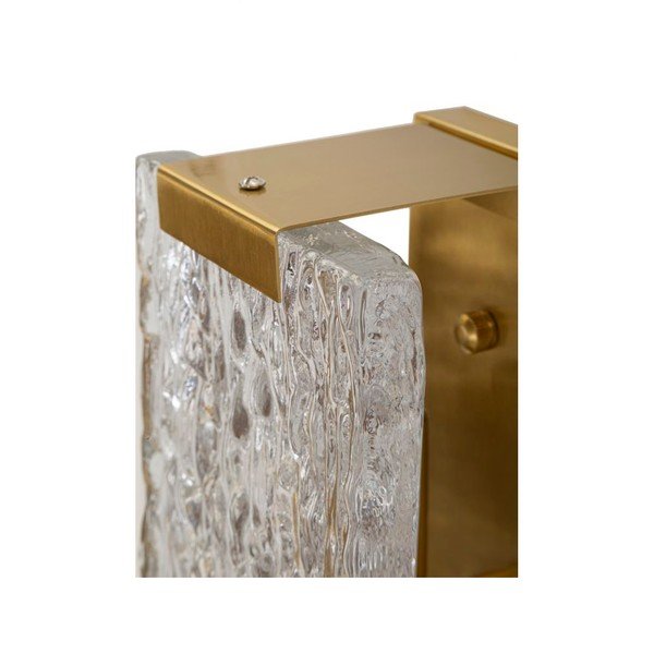 Szklany kinkiet w kolorze złota Oblin – Mauro Ferretti-image-4