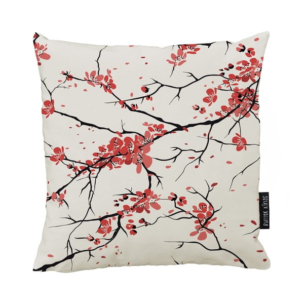 Poduszka Butter Kings z bawełny Sakura, 45x45 cm
