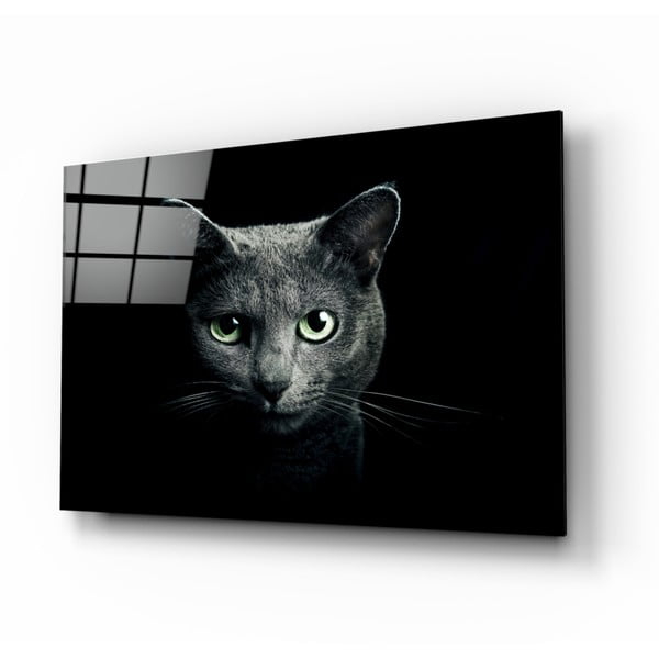 Szklany obraz Insigne Cat, 110x70 cm
