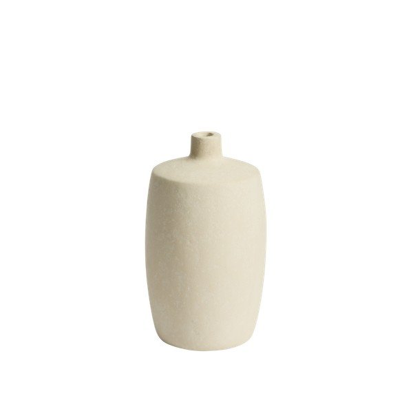 Kremowy wazon z papier mâché (wysokość 26 cm) Mireni – Kave Home
