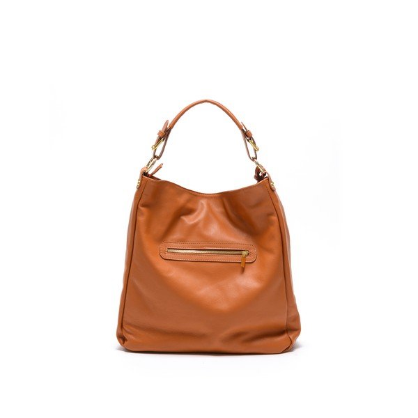 Skórzana torebka Tote 2087 Cognac-image-2