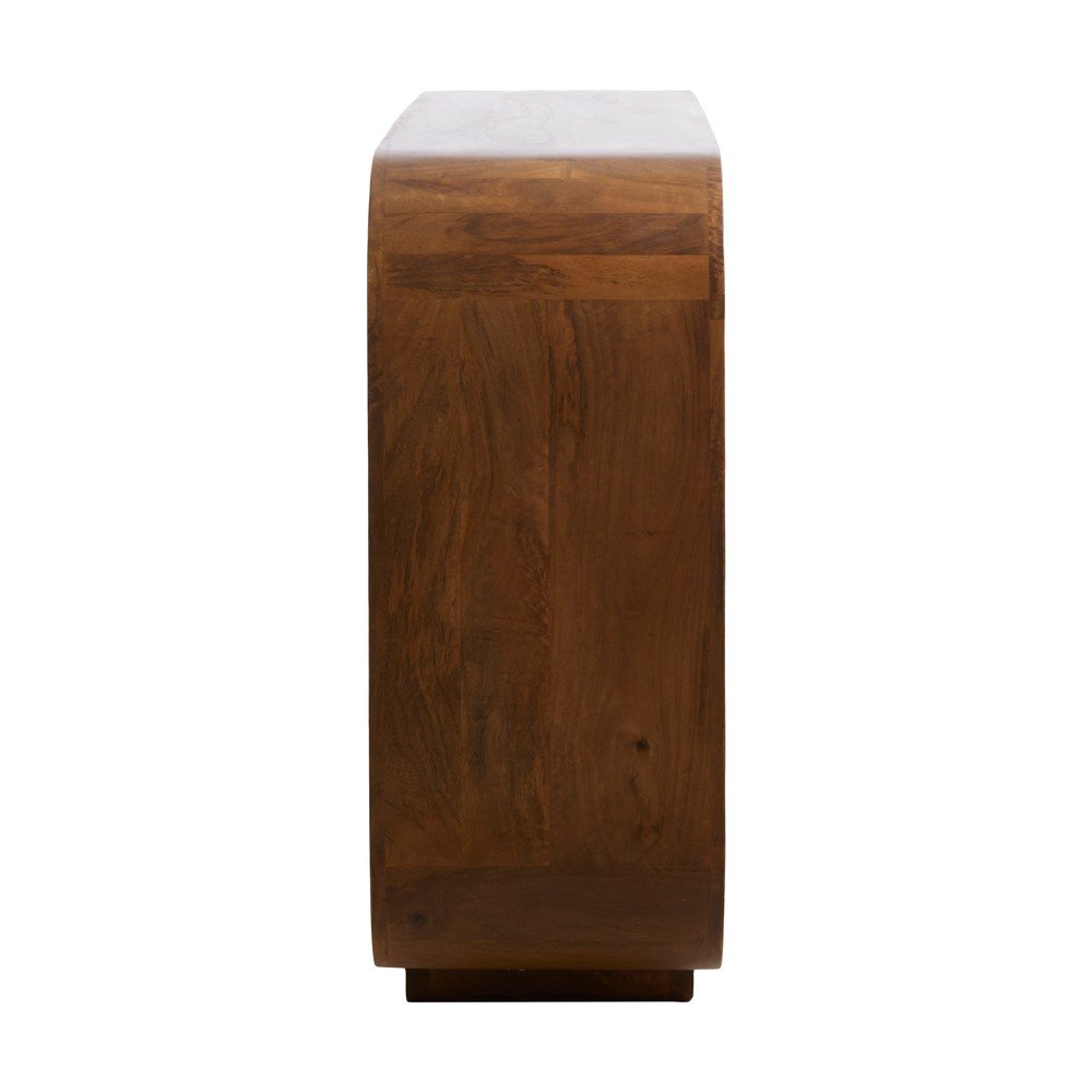 Brązowy regał z litego drewna mango 140x90x35 cm Dane – Light & Living (zdjęcie 4)