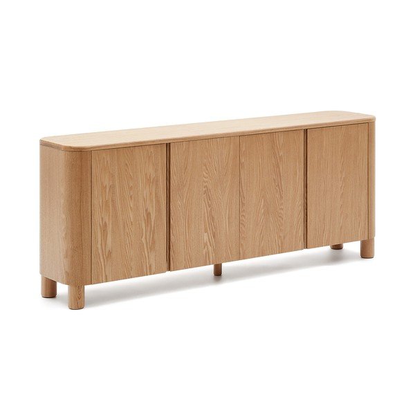 Komoda w dekorze jesionu w naturalnym kolorze 200x79x40 cm Salaya – Kave Home-image-2