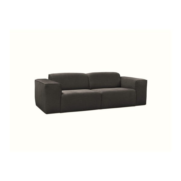 Grafitowa sofa 3-osobowa Cosmopolitan Design Phoenix-image-1