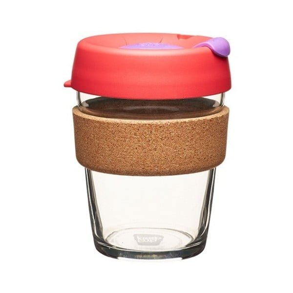 Kubek z pokrywką KeepCup Brew Cork Edition Sumac, 340 ml