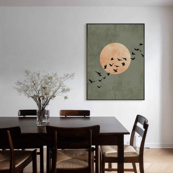 Obraz drukowany z ramą w zestawie 60x80 cm Midnight Flight – Styler-image-3