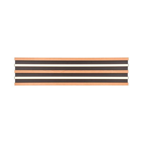 Czarno-naturalna lampa sufitowa LED ze ściemniaczem 6x80 cm Fontana – Trio-image-3