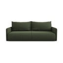 Zielona rozkładana/ze schowkiem sofa 216 cm Nanea – Makamii