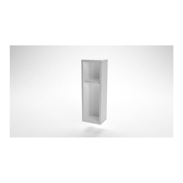 Biała półka ścienna / szafka nocna Turra