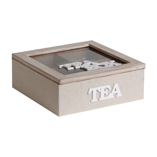 Drewniane pudełko na herbatę Maiko Nature