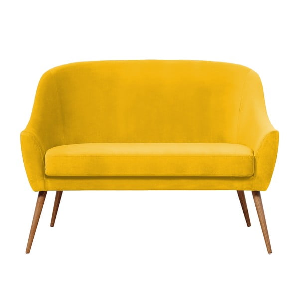 Żółta sofa Hawke&Thorn Herman