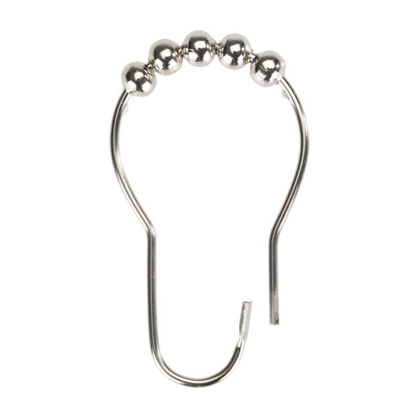 Zestaw 12 haczyków do zasłony prysznicowej Wenko-image-2