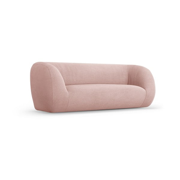 Jasnoróżowa sofa z materiału bouclé 210 cm Essen – Cosmopolitan Design-image-2