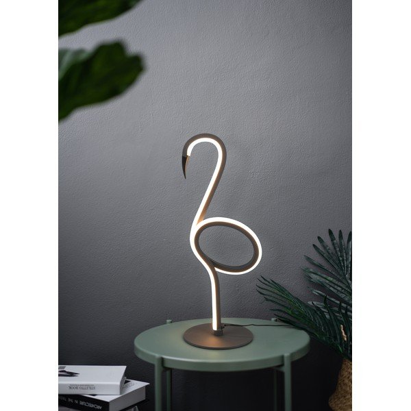 Czarna lampa stołowa LED (wysokość 35 cm) Ingo – Reality-image-1