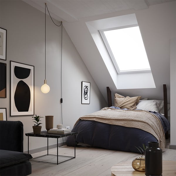 Lampa wisząca w czarno-złotym kolorze ø 4 cm Plug & Play – tala-image-1