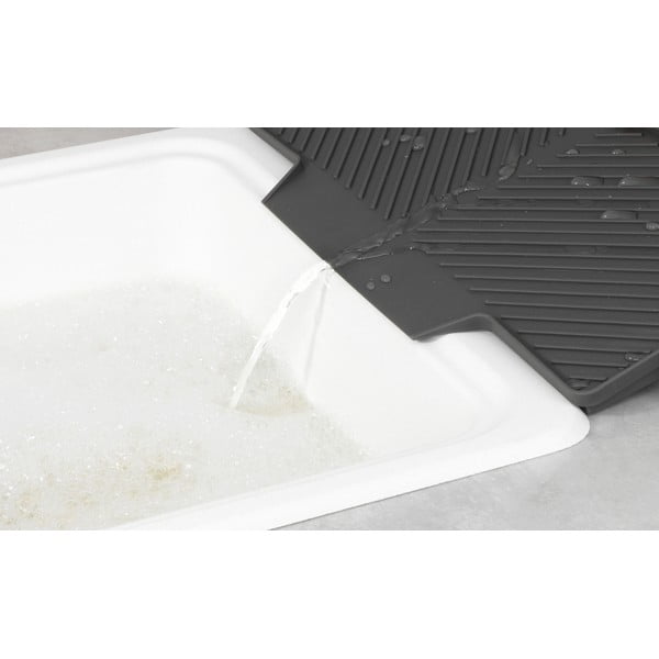 Ciemnoszary ociekacz Wenko Neli, 20x40 cm-image-2