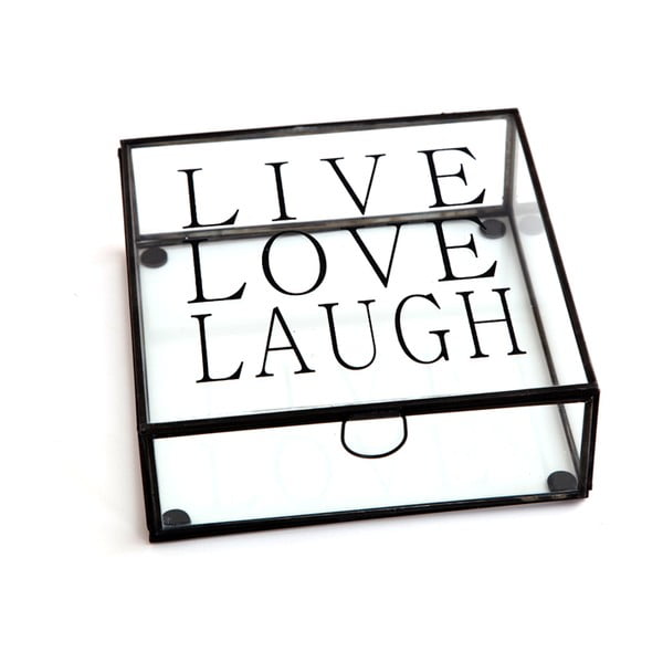 Pudełko Cristal Live Love Laugh