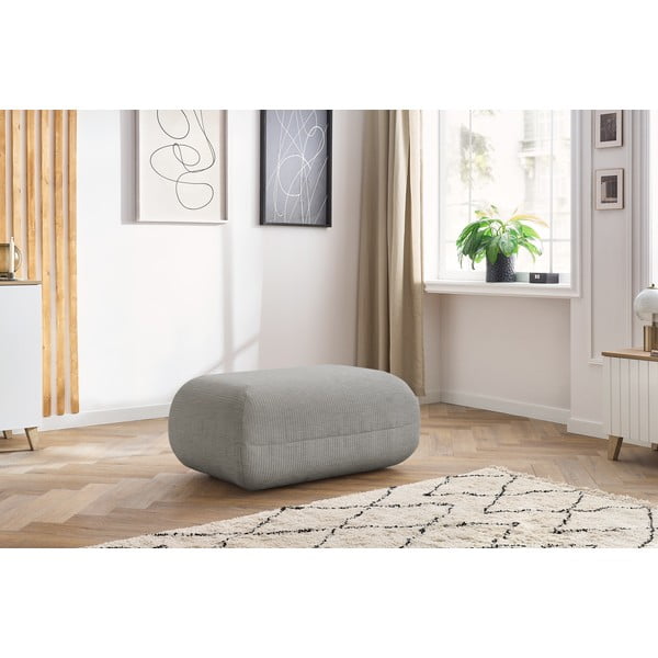 Beżowy sztruksowy podnóżek Lecomte – Bobochic Paris-image-1