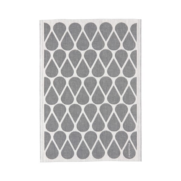 Ścierka z mieszanki lnu 46x66 cm Otis Charcoal – Pappelina