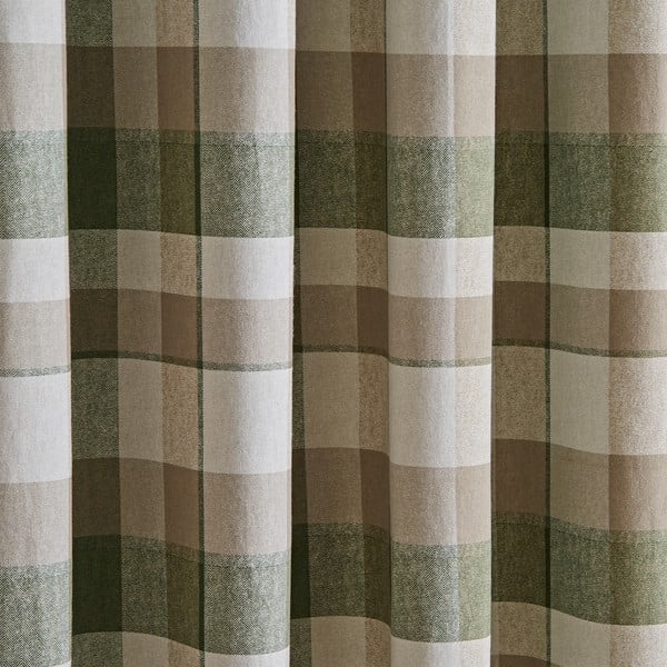 Zielono-beżowe zasłony zestaw 2 szt. 168x183 cm – Catherine Lansfield-image-3