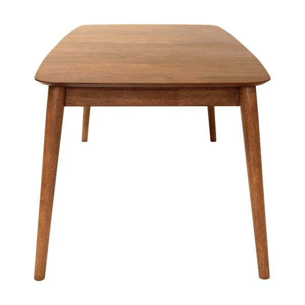 Rozkładany stół z dodatkowym blatem w dekorze orzecha 90x180 cm Montreux – Actona-image-4