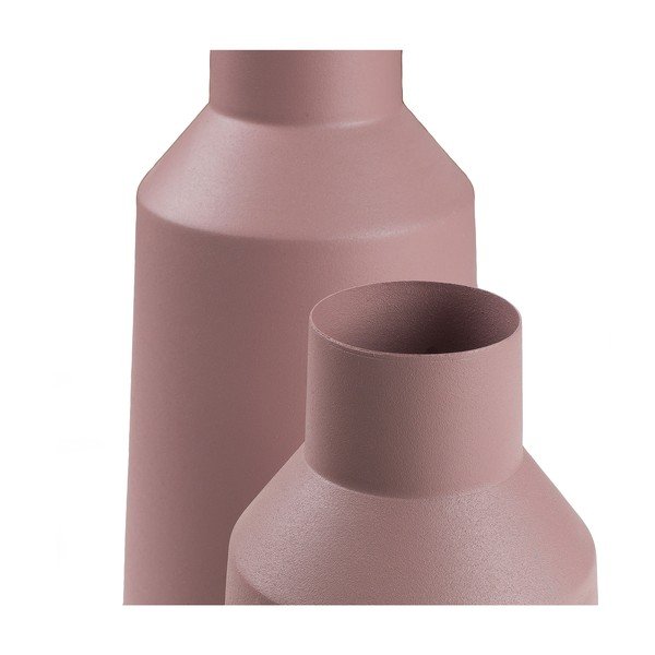 Zestaw 2 różowych wazonów La Forma Soco-image-3