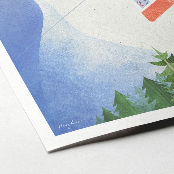 Plakat Travelposter Les Alpes, A3-image-2