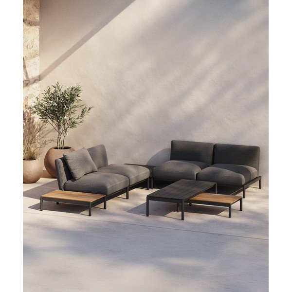 Metalowy stolik ogrodowy 63x149 cm Sorells – Kave Home-image-1