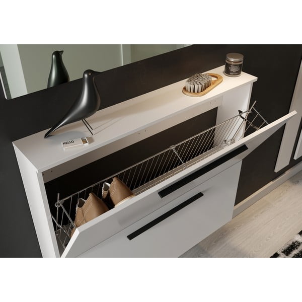 Biała wisząca szafka na buty Utah – Germania-image-4