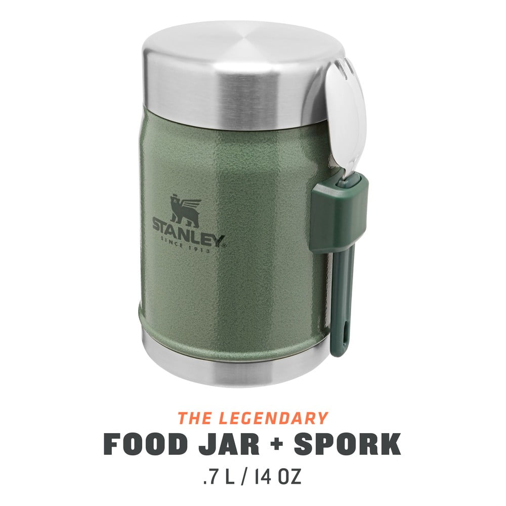 Zielony termos na jedzenie ze stali nierdzewnej 400 ml Legendary Classic Hammer Tone Green – Stanley (zdjęcie 11)